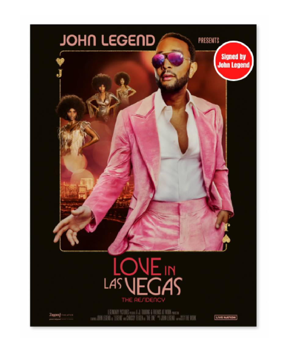 Love In Las Vegas Poster (Signed)