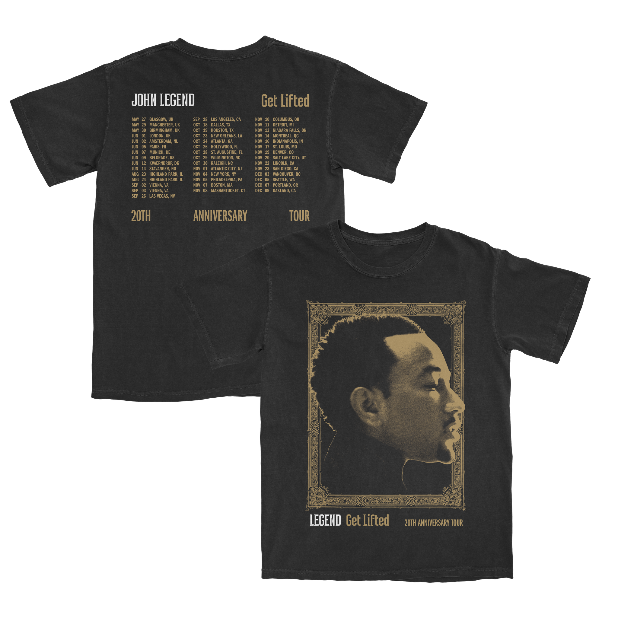 Get Lifted Tour Tee (Black) – John Legend Official Store