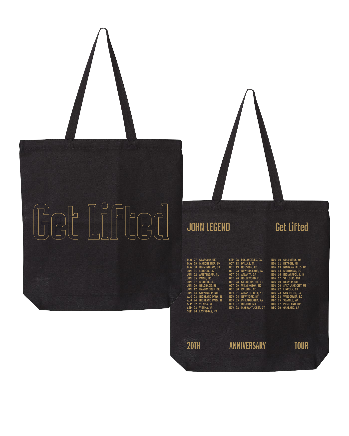 Get Lifted Tour Tote – John Legend Official Store