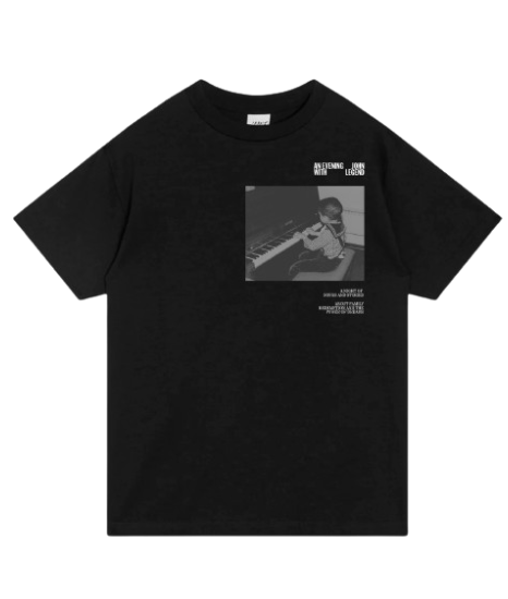'An Evening With' TShirt (Black) John Legend Official Store