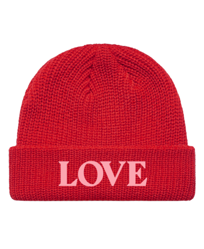 Love Red Beanie