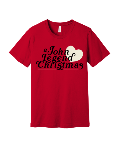 Red Christmas Tee – John Legend Official Store