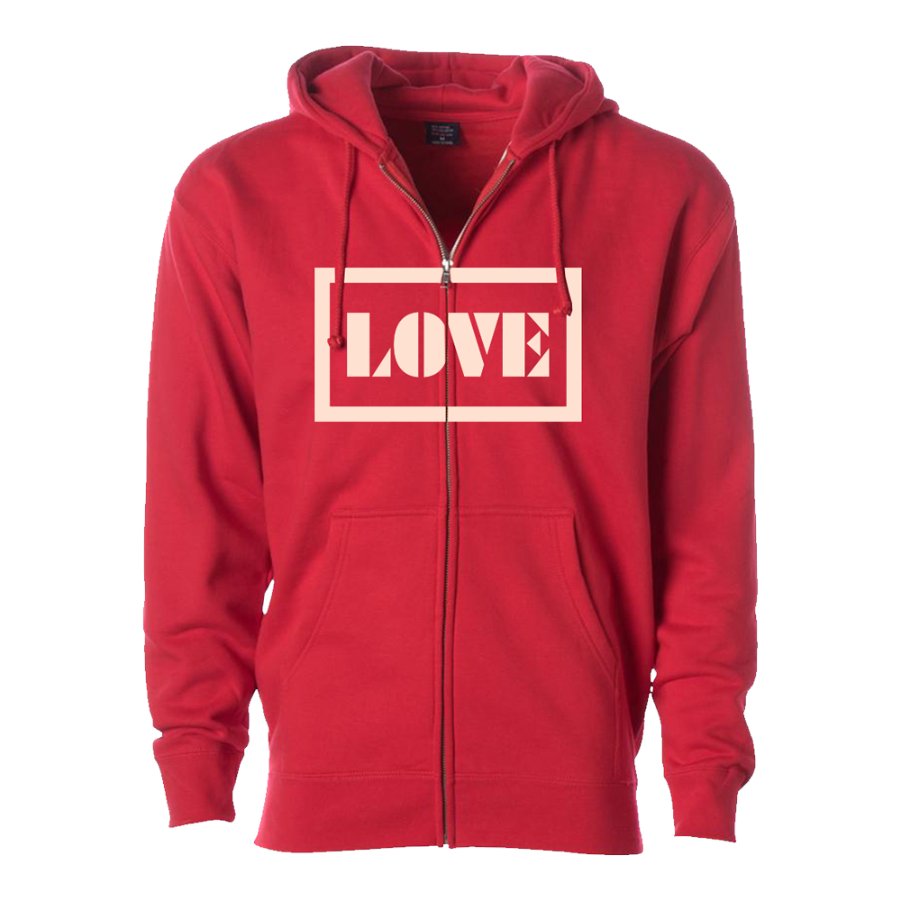 Love Zip Up Hoodie (Red) – John Legend Official Store